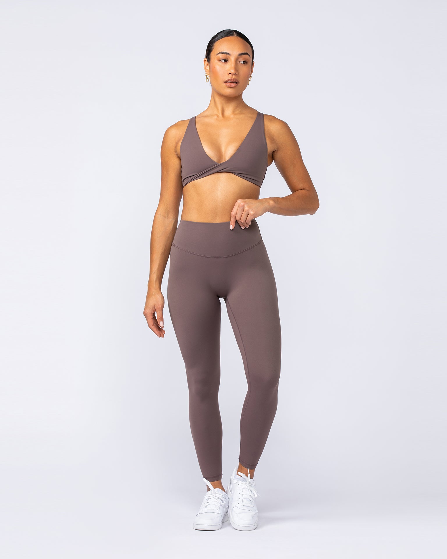 Ultra Aura Ankle Length Leggings - Umber