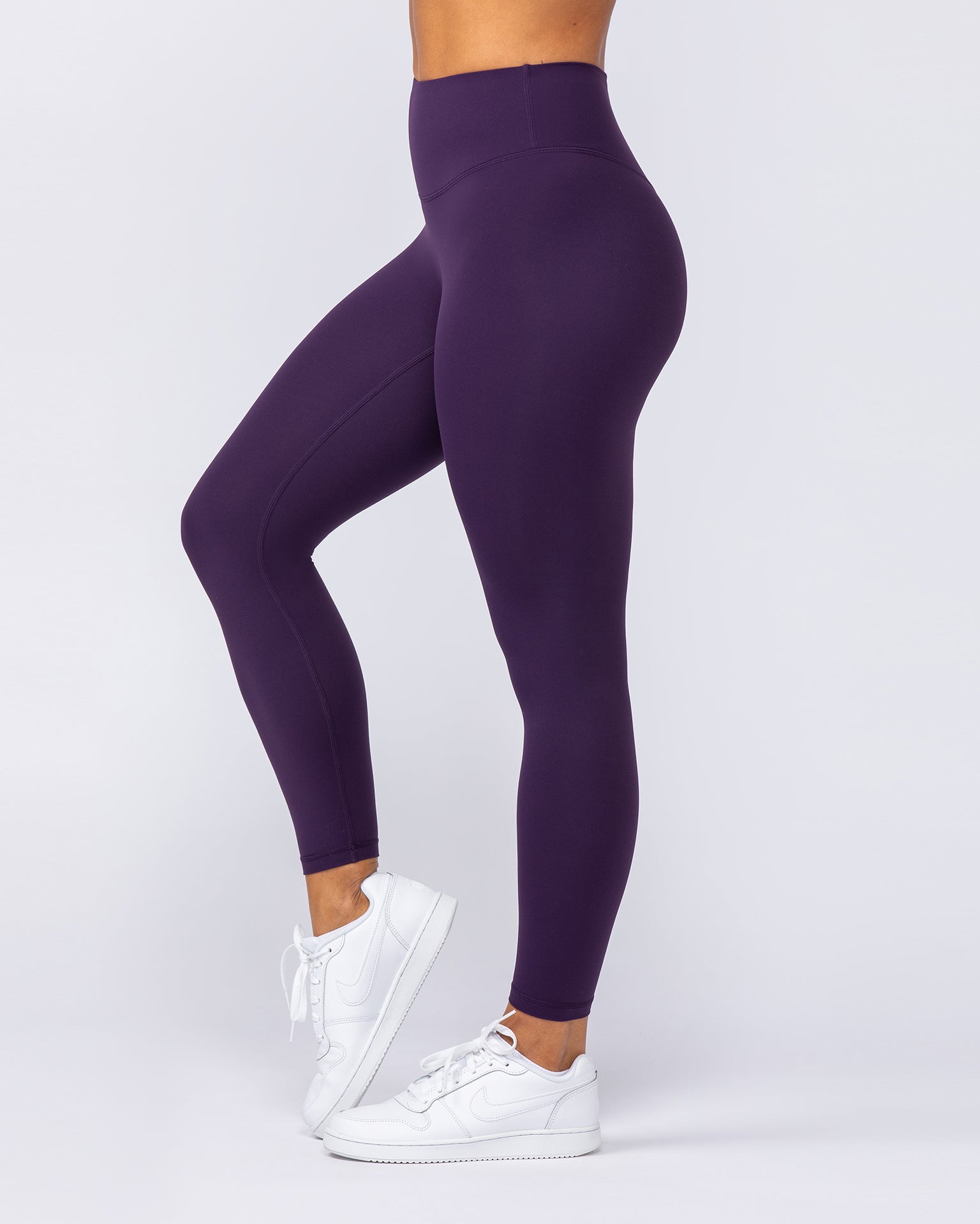 Ultra Aura Ankle Length Leggings - Dark Purple