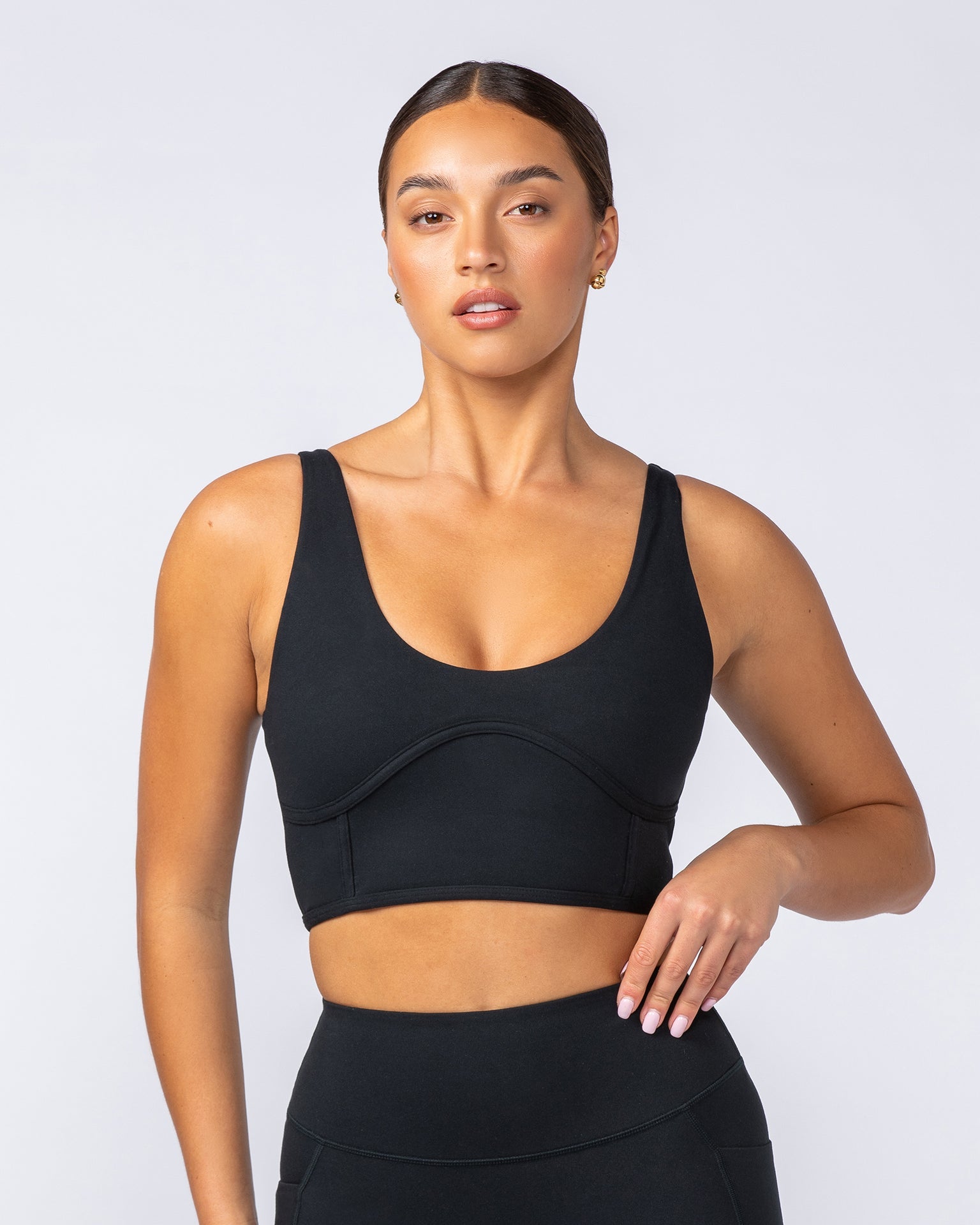 Limitless Longline Bra - Black