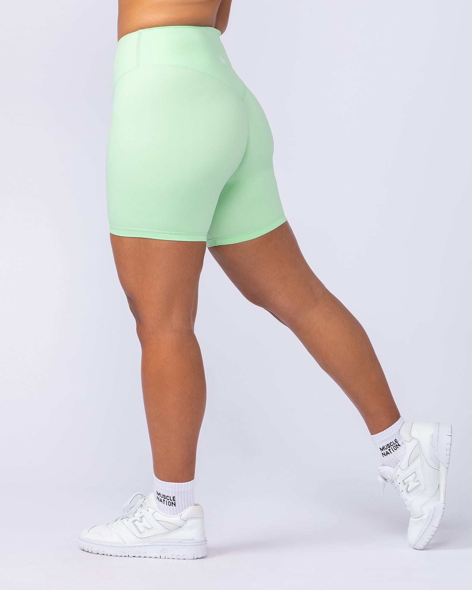 Ultra Aura Bike Shorts - Lime Splice