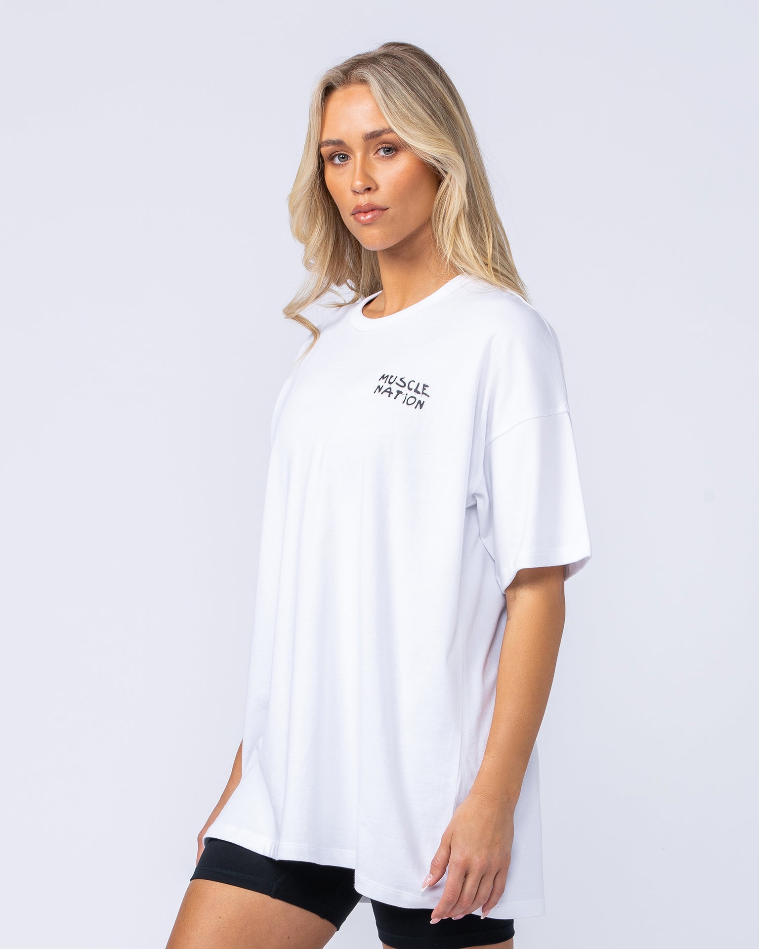 Need Money Oversized Tee - White