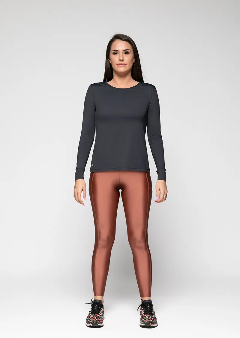 Essentials Laura Long-Sleeve Top - Black