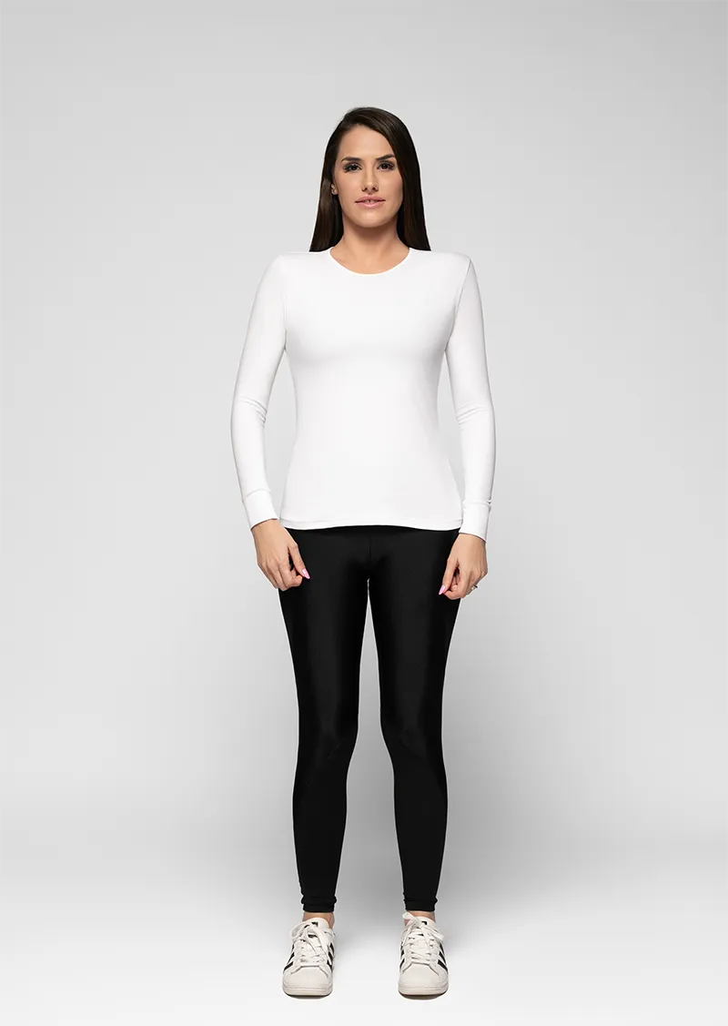 Essentials Laura Long-Sleeve Top - White