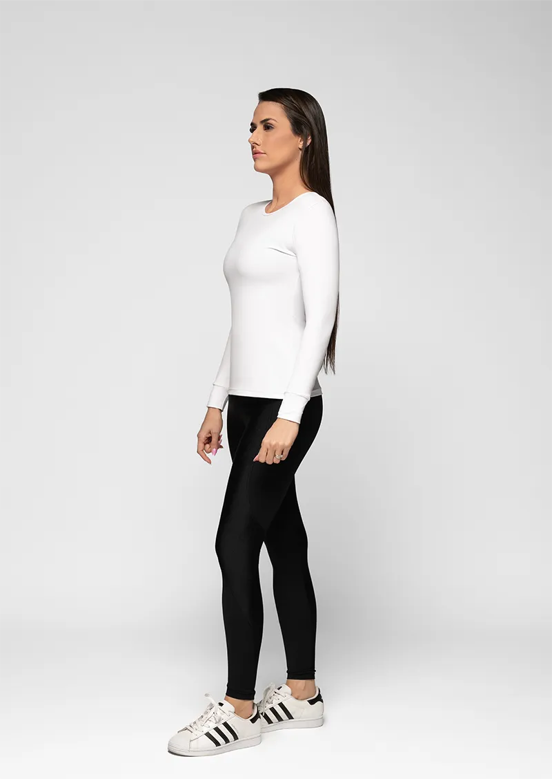 Essentials Laura Long-Sleeve Top - White