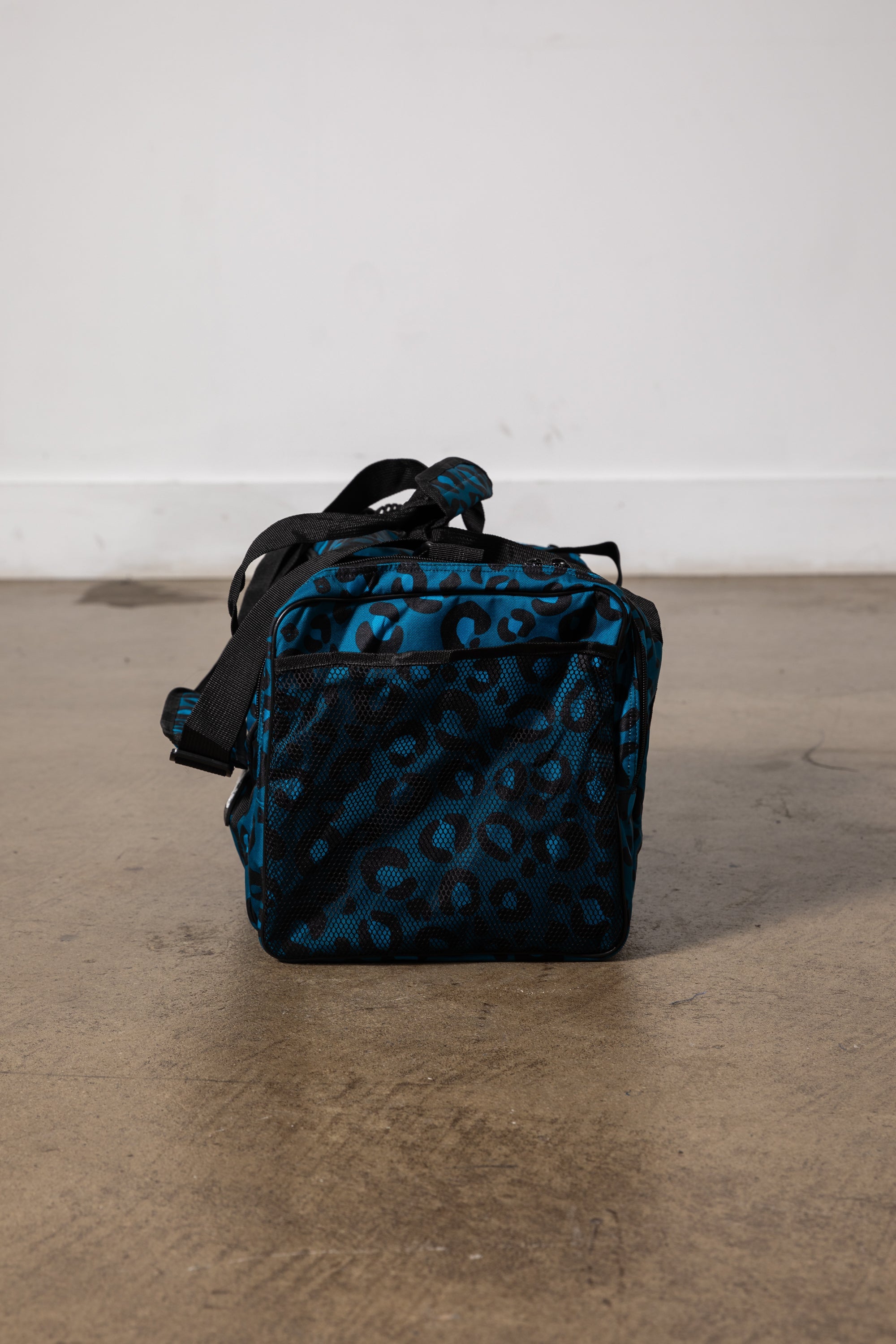 Gym Bag Teal - Leopard