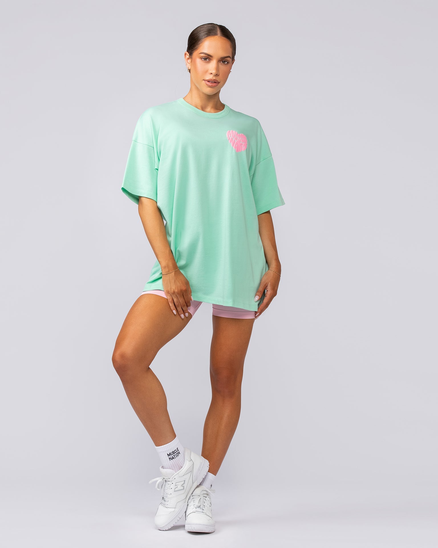 Heartbreaker Oversized Tee - Spearmint