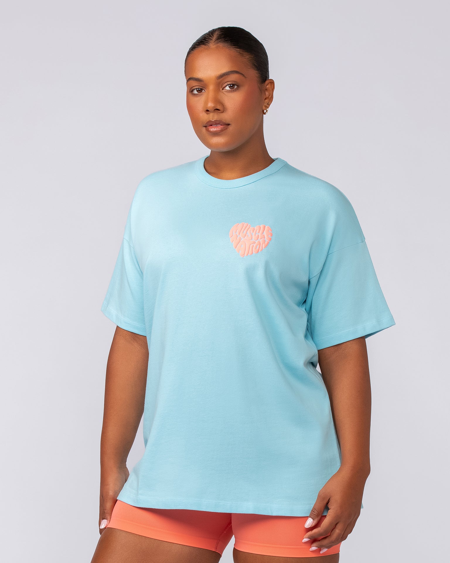 Heartbreaker Oversized Tee - Aquarius