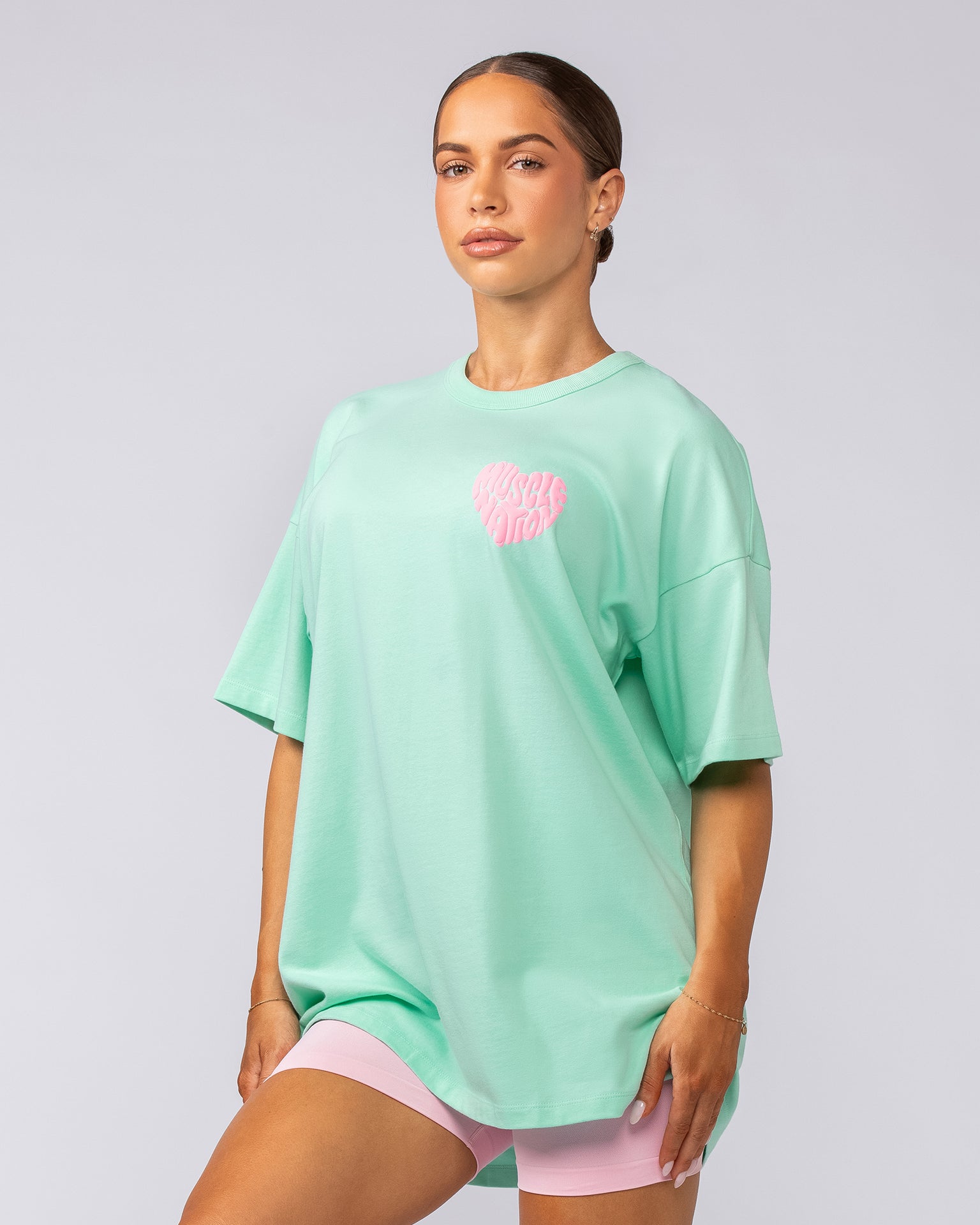 Heartbreaker Oversized Tee - Spearmint