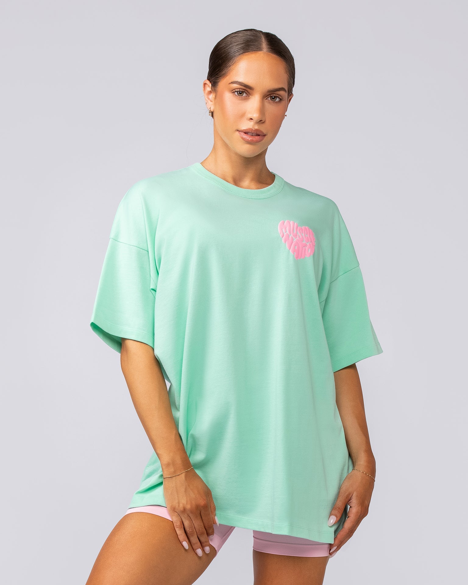 Heartbreaker Oversized Tee - Spearmint