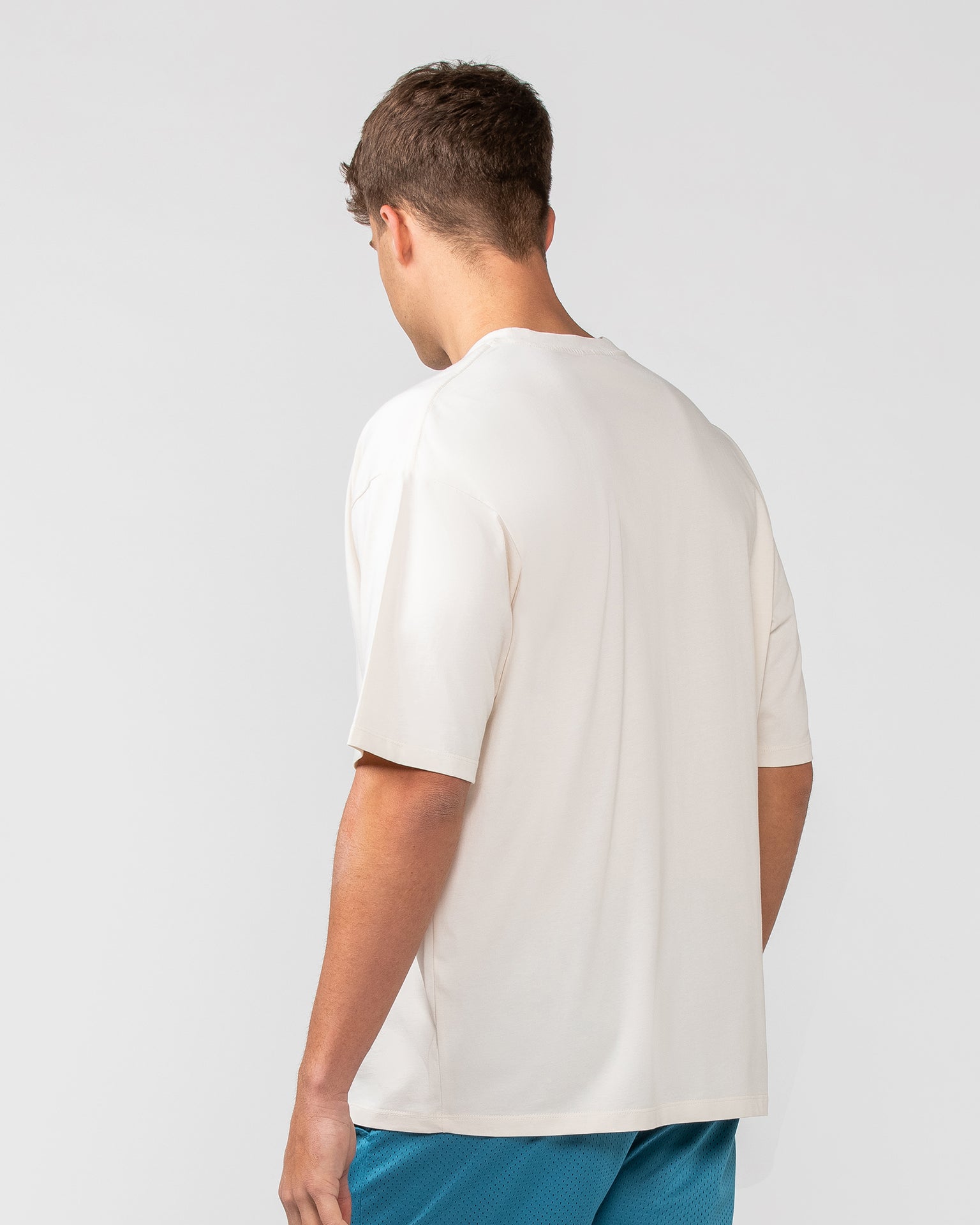 Varsity Oversized Tee - Travertine