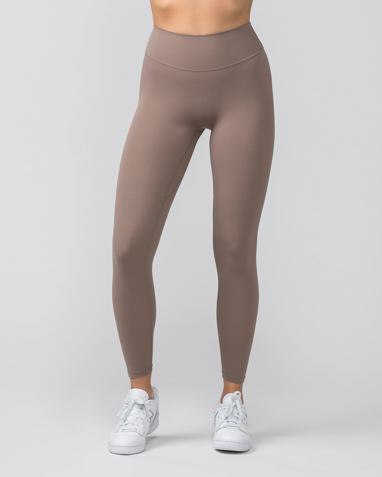 Liberty Zero Rise Ankle Length Leggings - Mushroom