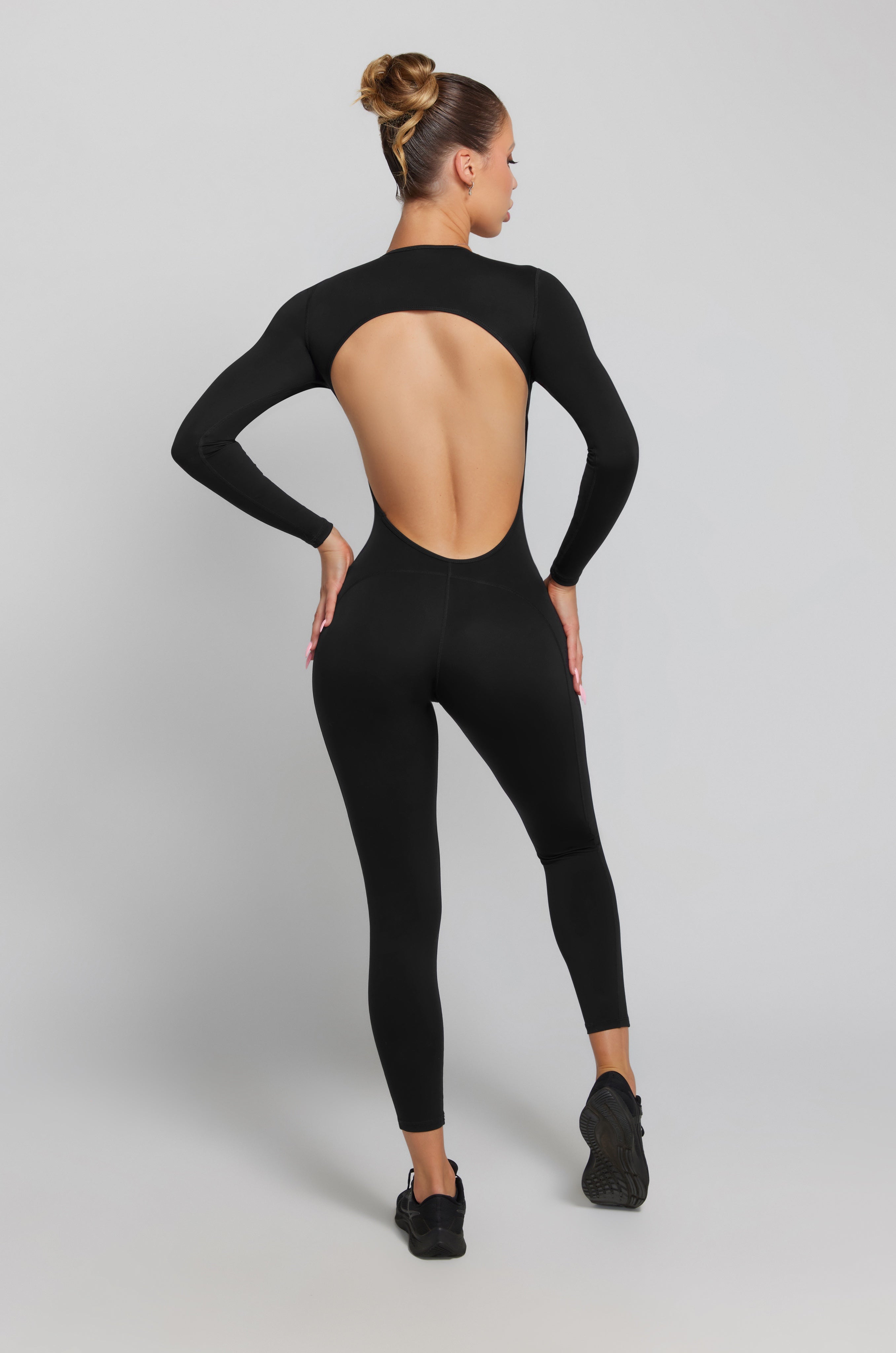 Long Sleeve Activewear Jumpsuit 