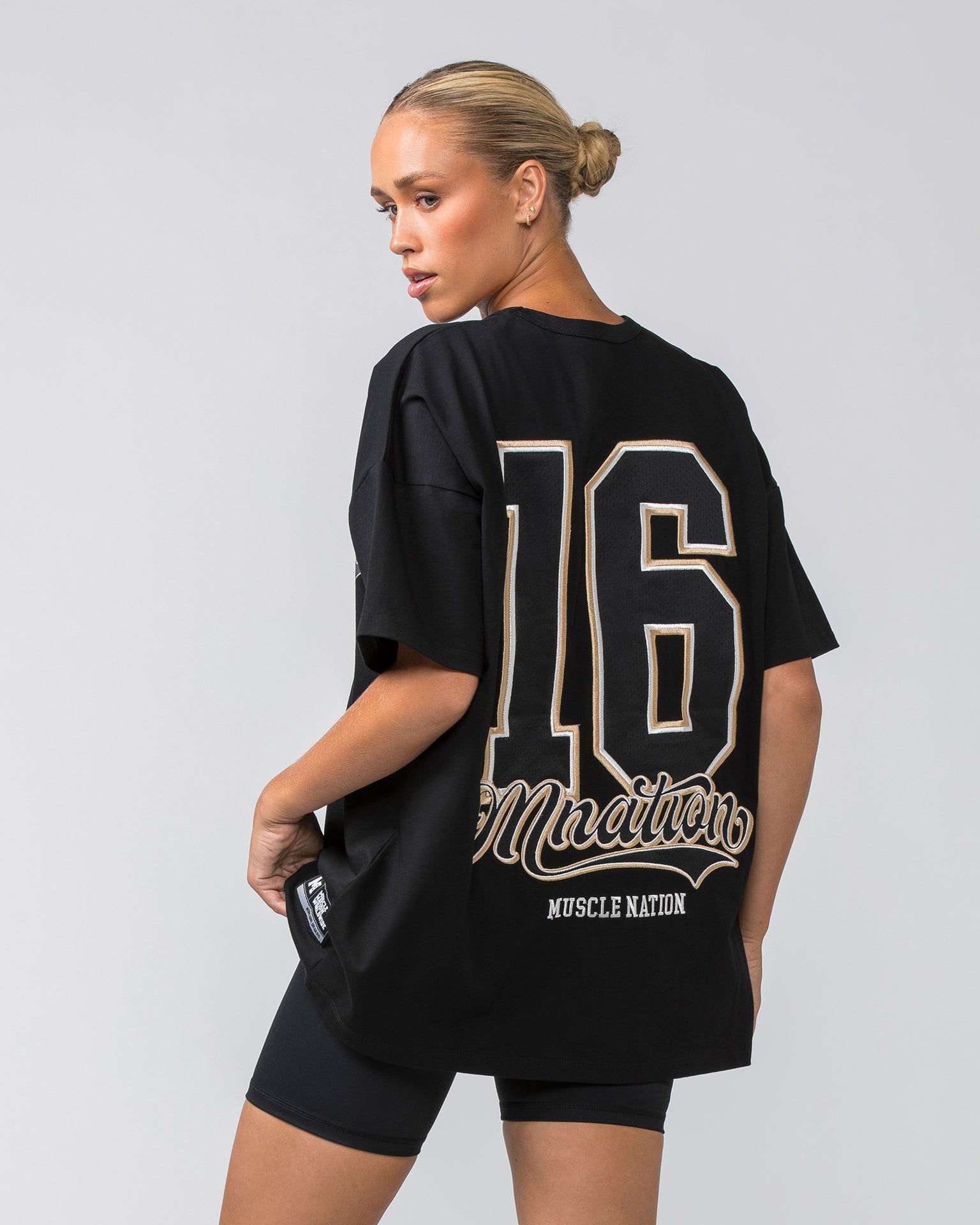 World Series Oversized Tee - Black