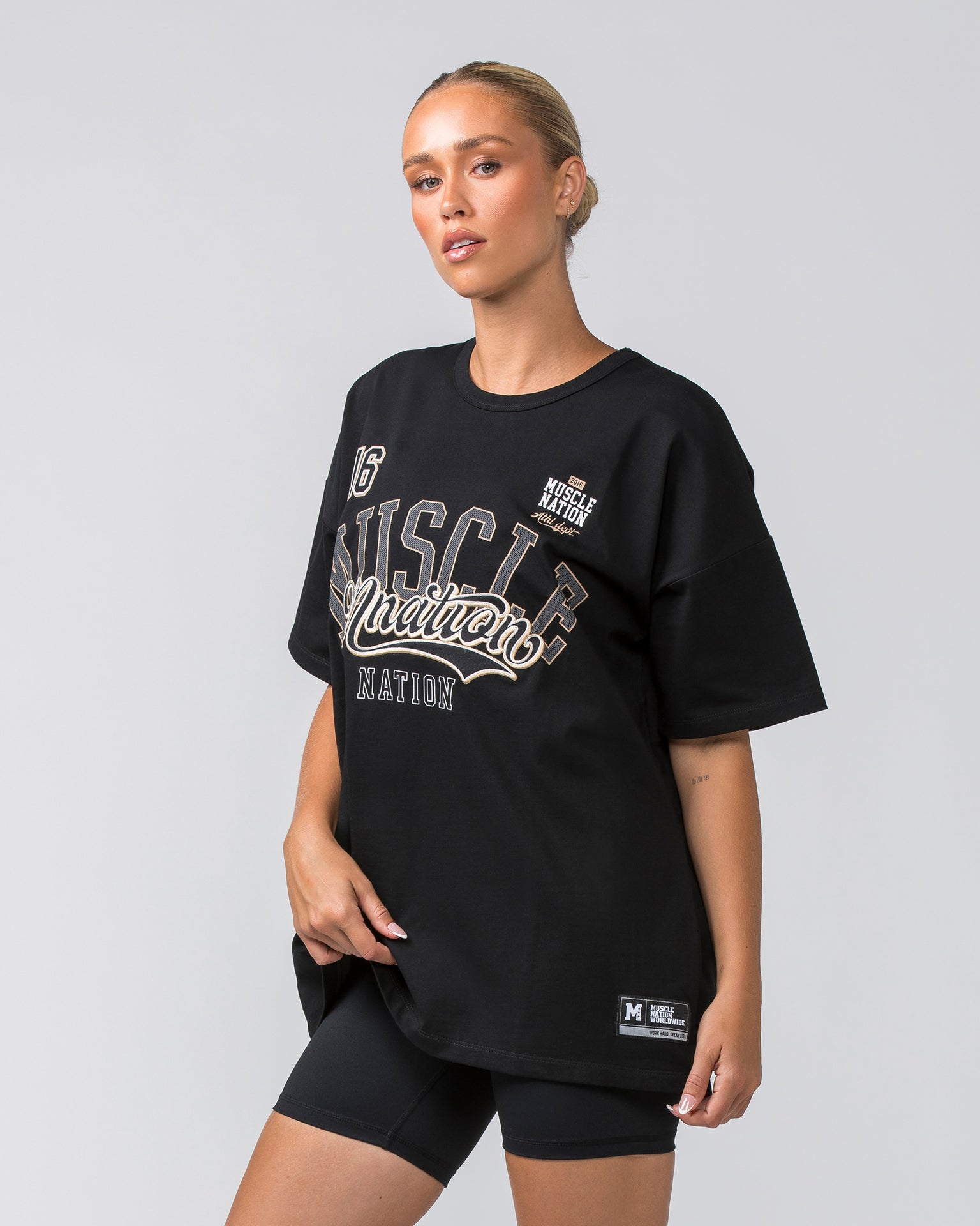 World Series Oversized Tee - Black