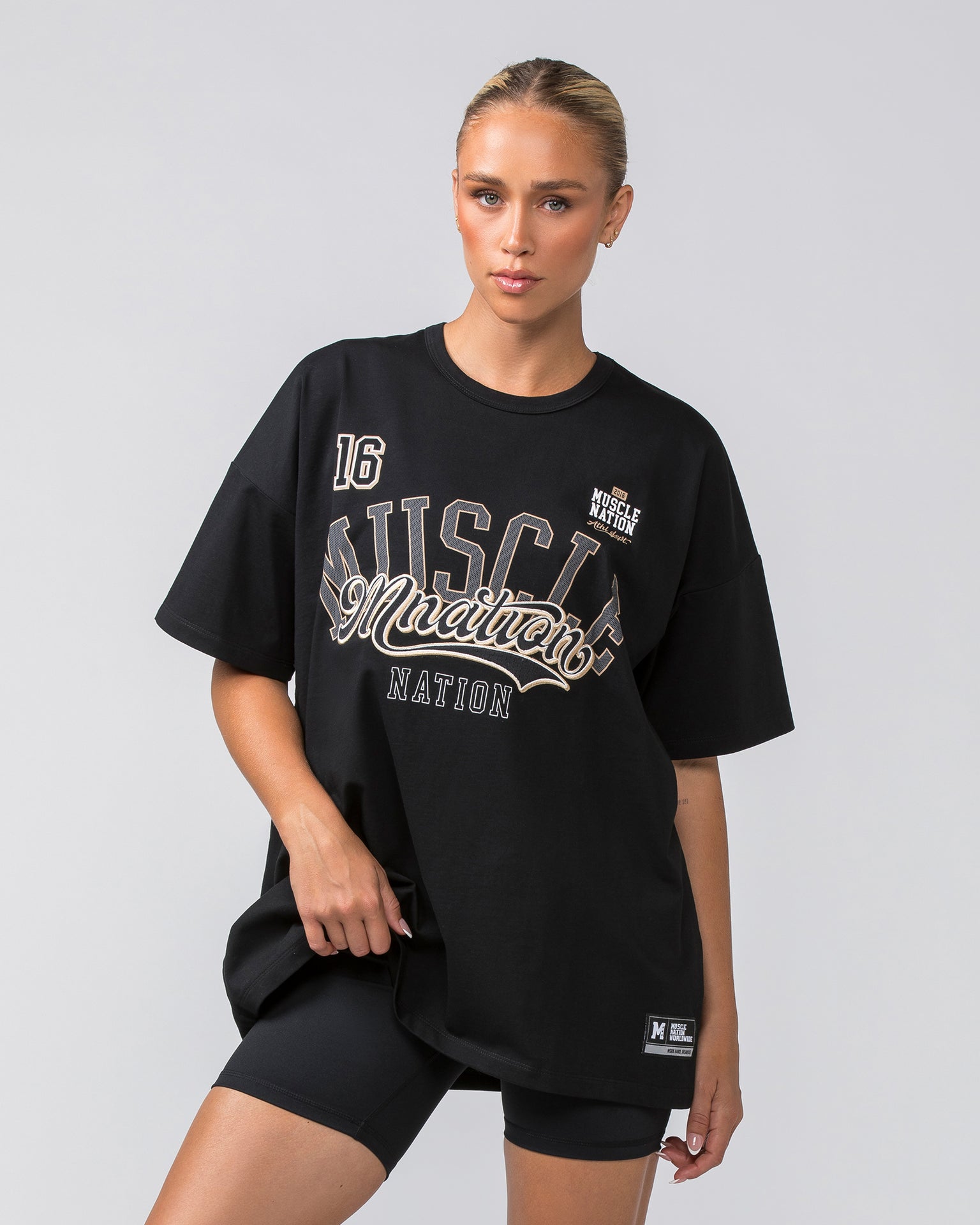 World Series Oversized Tee - Black