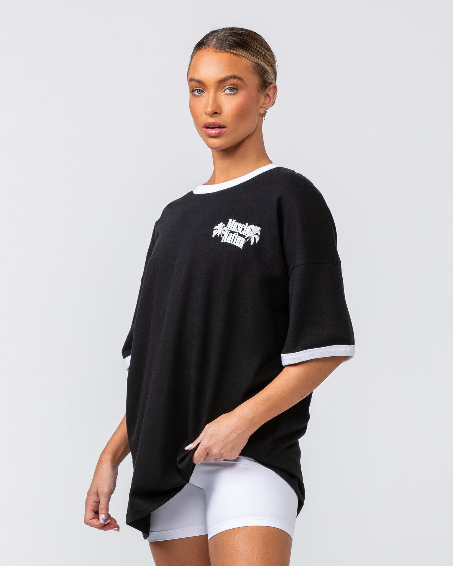 Coast Oversized Tee - Black