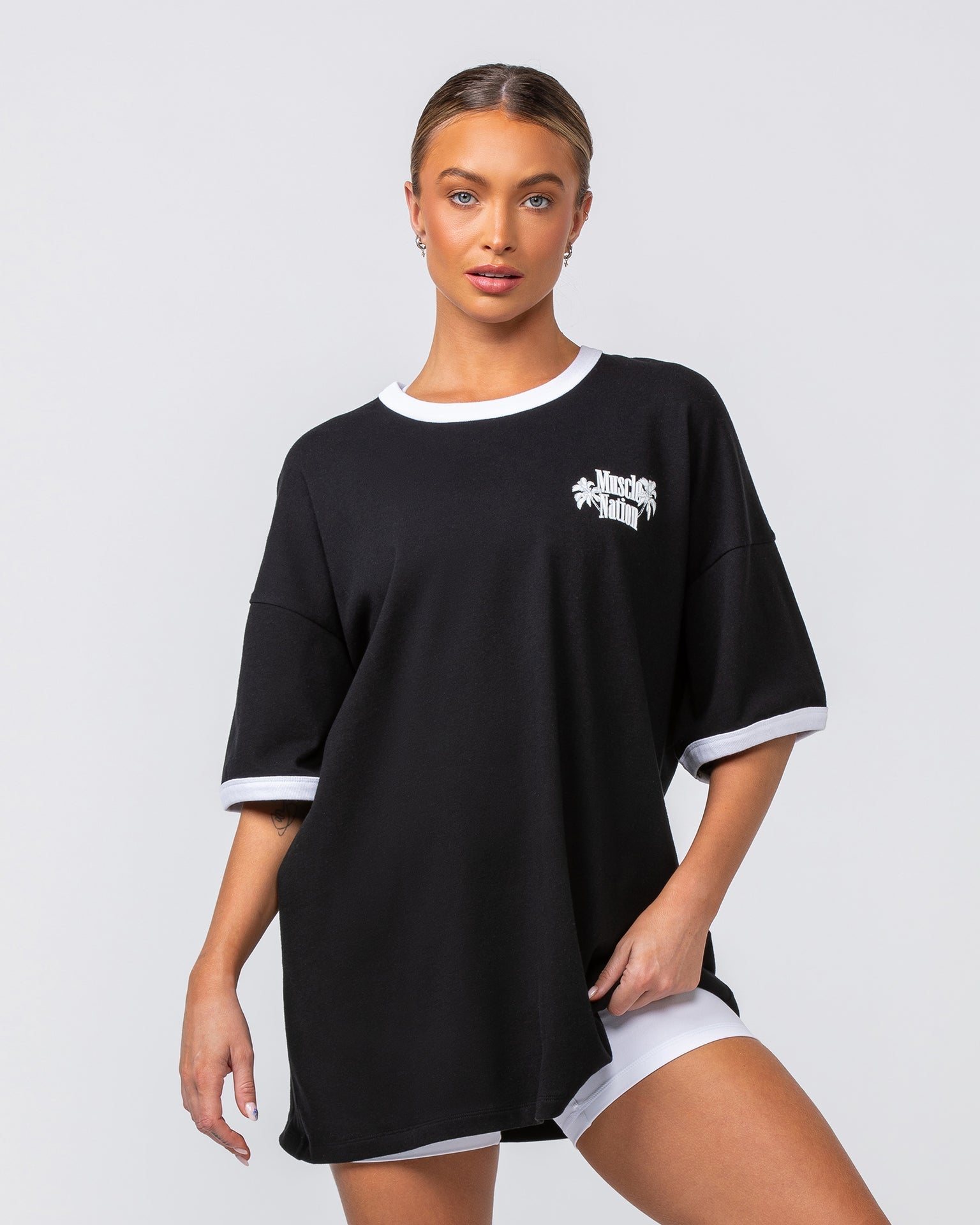 Coast Oversized Tee - Black