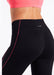 Shaping Contrast Trim F/L Tight-2843#color_Black/Coral