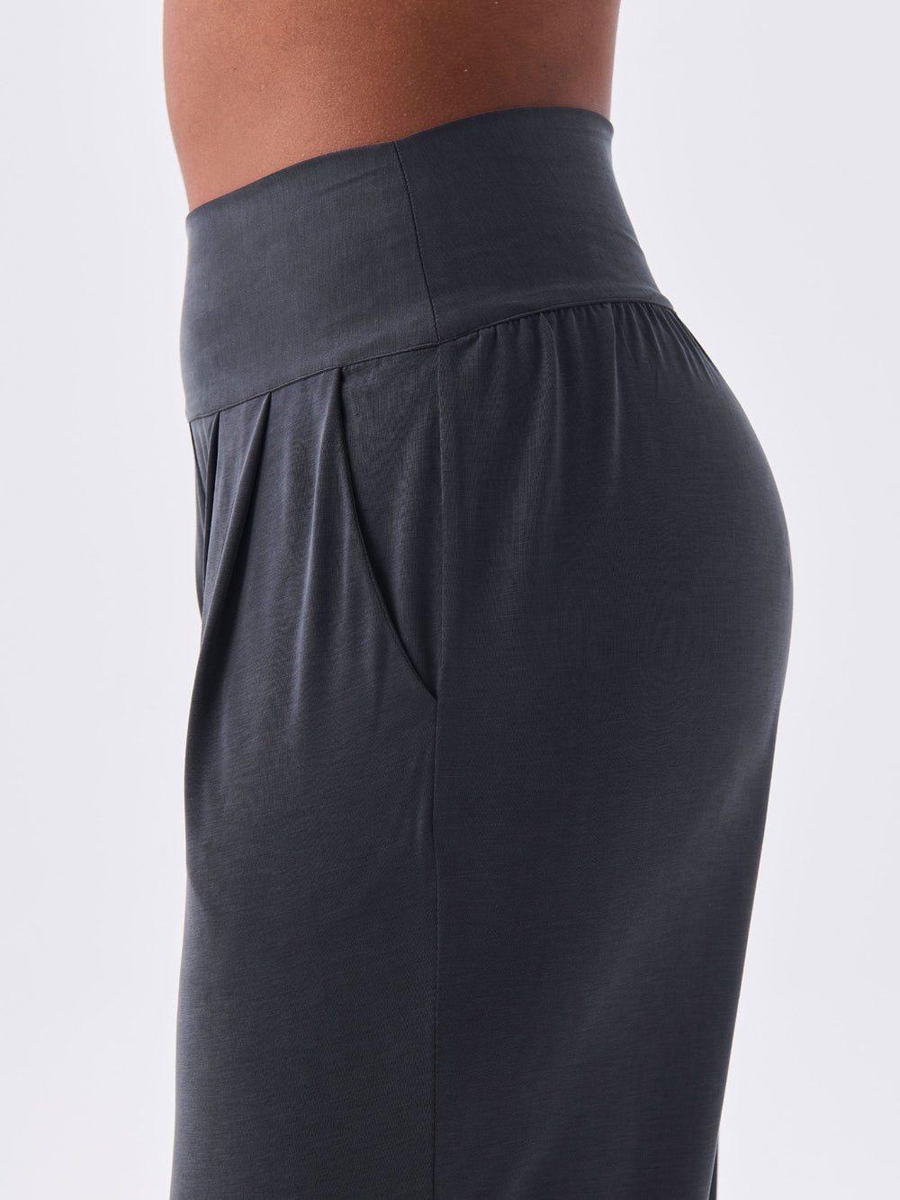 Nomad Modal Wide Leg Pant - Charcoal