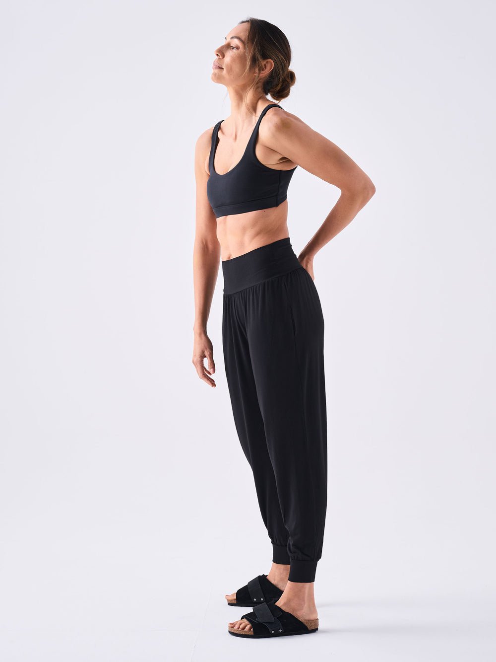 Nomad Modal Wide Leg Pant - Charcoal – Dharma Bums Yoga and Activewear