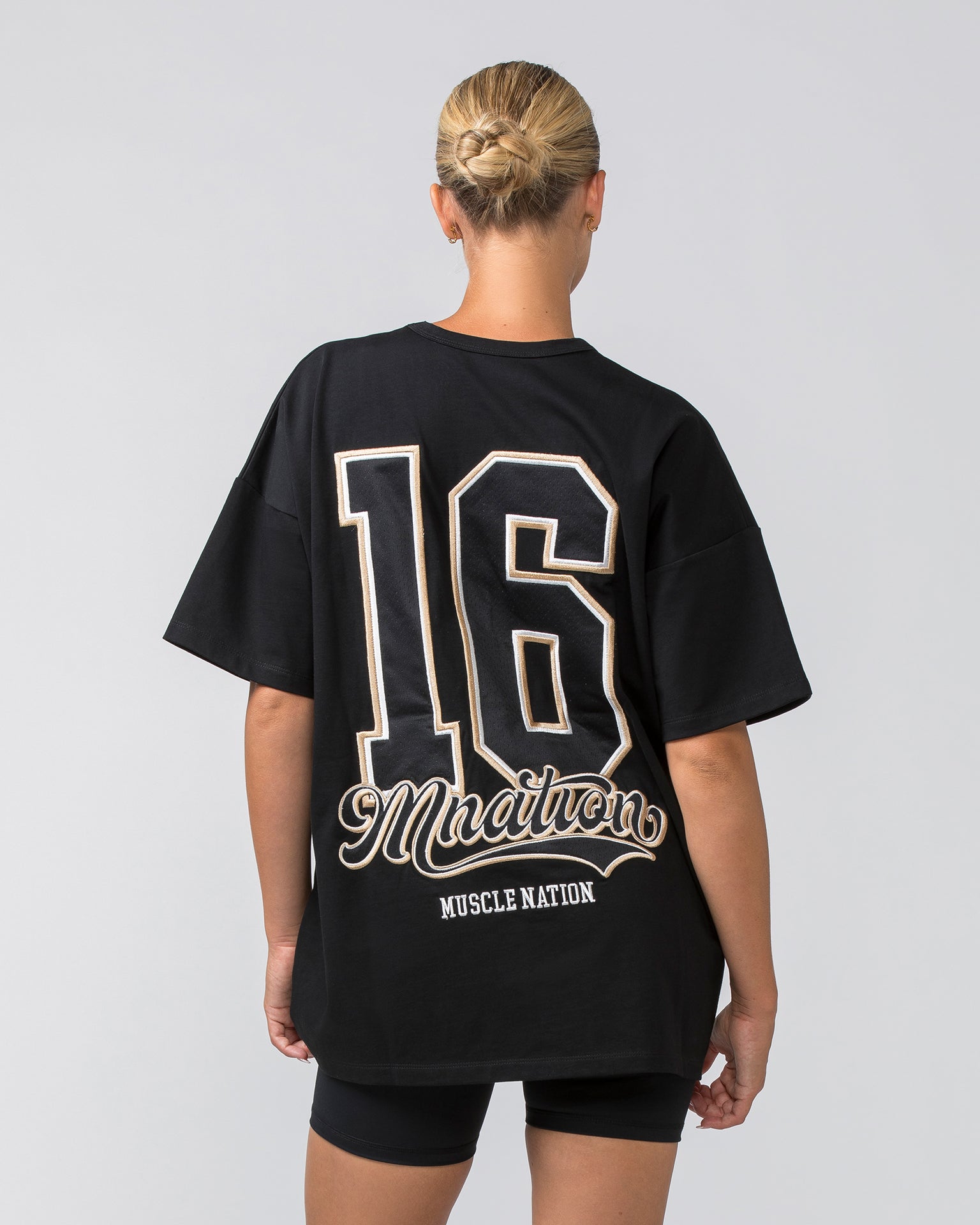 World Series Oversized Tee - Black