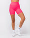 Muscle Nation Bike Shorts Zero Rise Rib Bike Shorts - Neon Pink