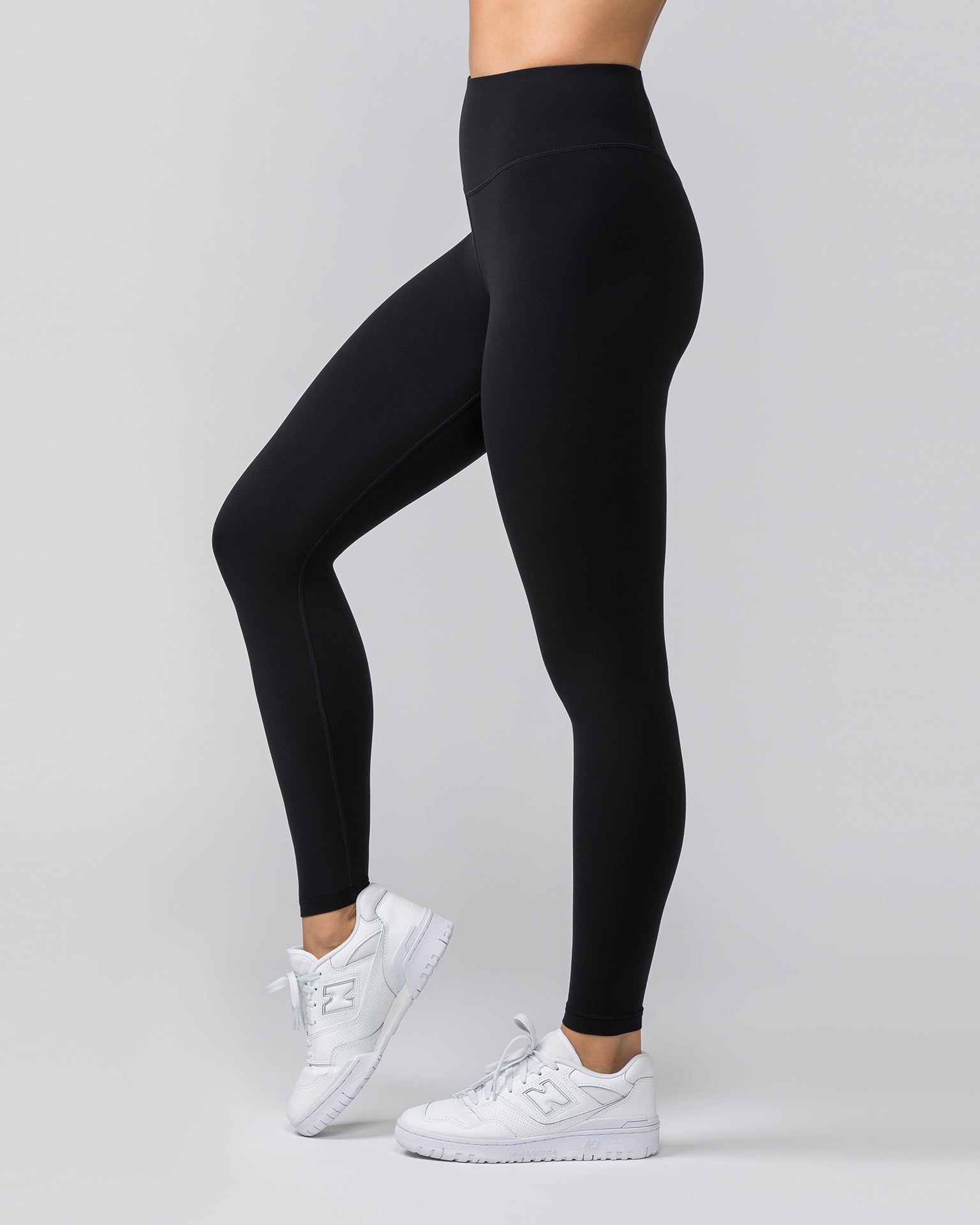 Muscle Nation Gym Leggings Contour Aura Full Length Leggings - Black