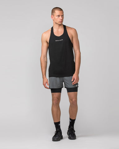 Muscle Nation Gym Shorts Replay 3" Shorts - Tornado/ Black