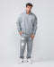 Muscle Nation Jumpers Classic Quarter Zip - Jet Grey