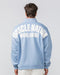 Muscle Nation Jumpers Classic Quarter Zip - Sky Blue