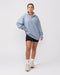 Muscle Nation Jumpers Classic Quarter Zip - Sky Blue