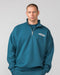 Muscle Nation Jumpers Classic Quarter Zip - Tidal Teal