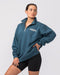 Muscle Nation Jumpers Classic Quarter Zip - Tidal Teal