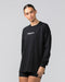 Muscle Nation Jumpers OG Oversized Long Sleeve Tee - Black