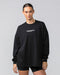 Muscle Nation Jumpers OG Oversized Long Sleeve Tee - Black