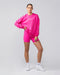 Muscle Nation Jumpers OG Oversized Long Sleeve Tee - Luminous Pink