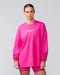 Muscle Nation Jumpers OG Oversized Long Sleeve Tee - Luminous Pink