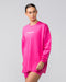 Muscle Nation Jumpers OG Oversized Long Sleeve Tee - Luminous Pink