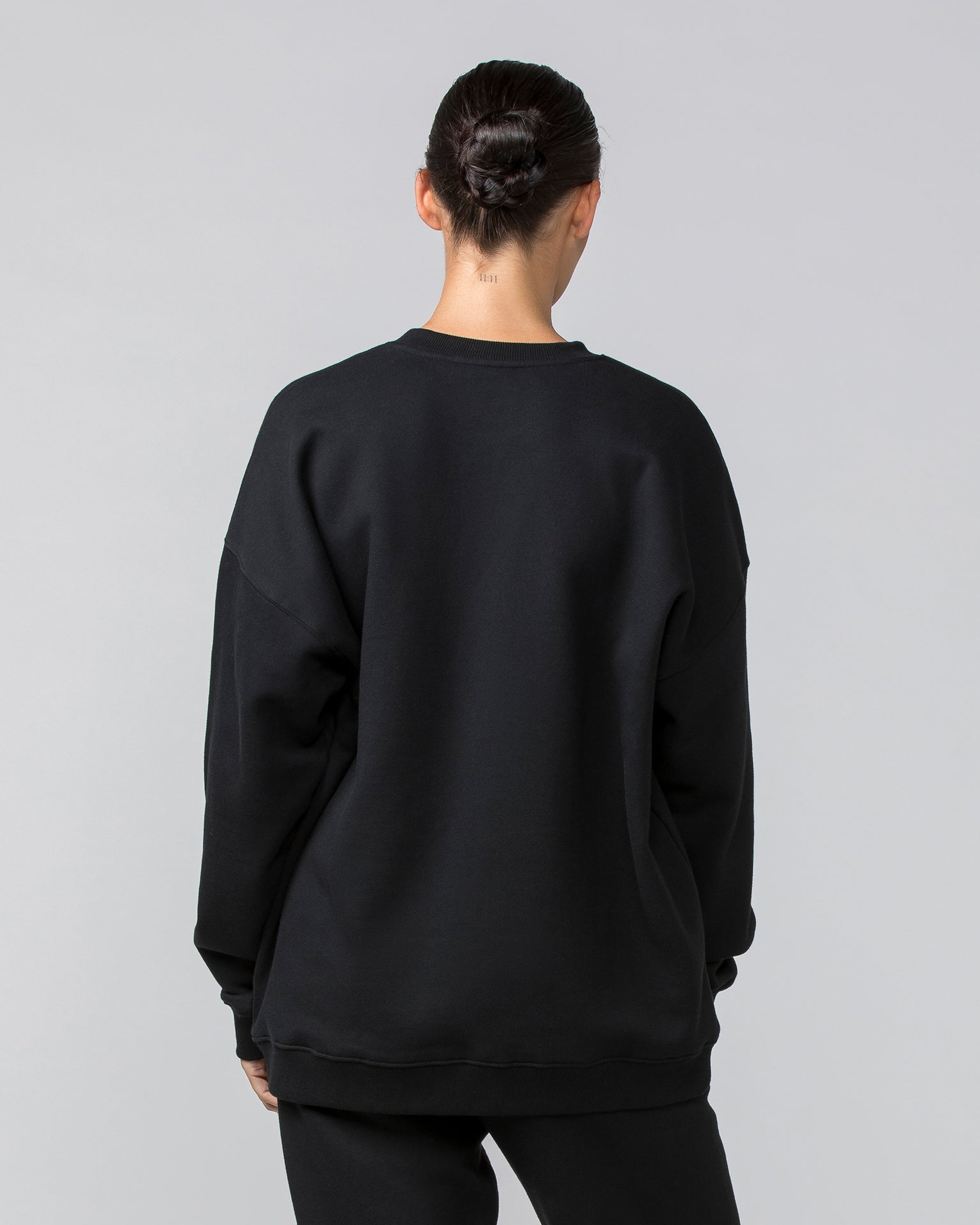 Muscle Nation Jumpers Weekend Oversized Pullover - Black