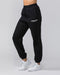 Muscle Nation Men's Track Pants Weekend Slouchy Trackies - Black