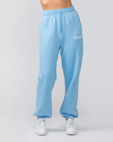 Muscle Nation Men's Track Pants Weekend Slouchy Trackies - Skyride