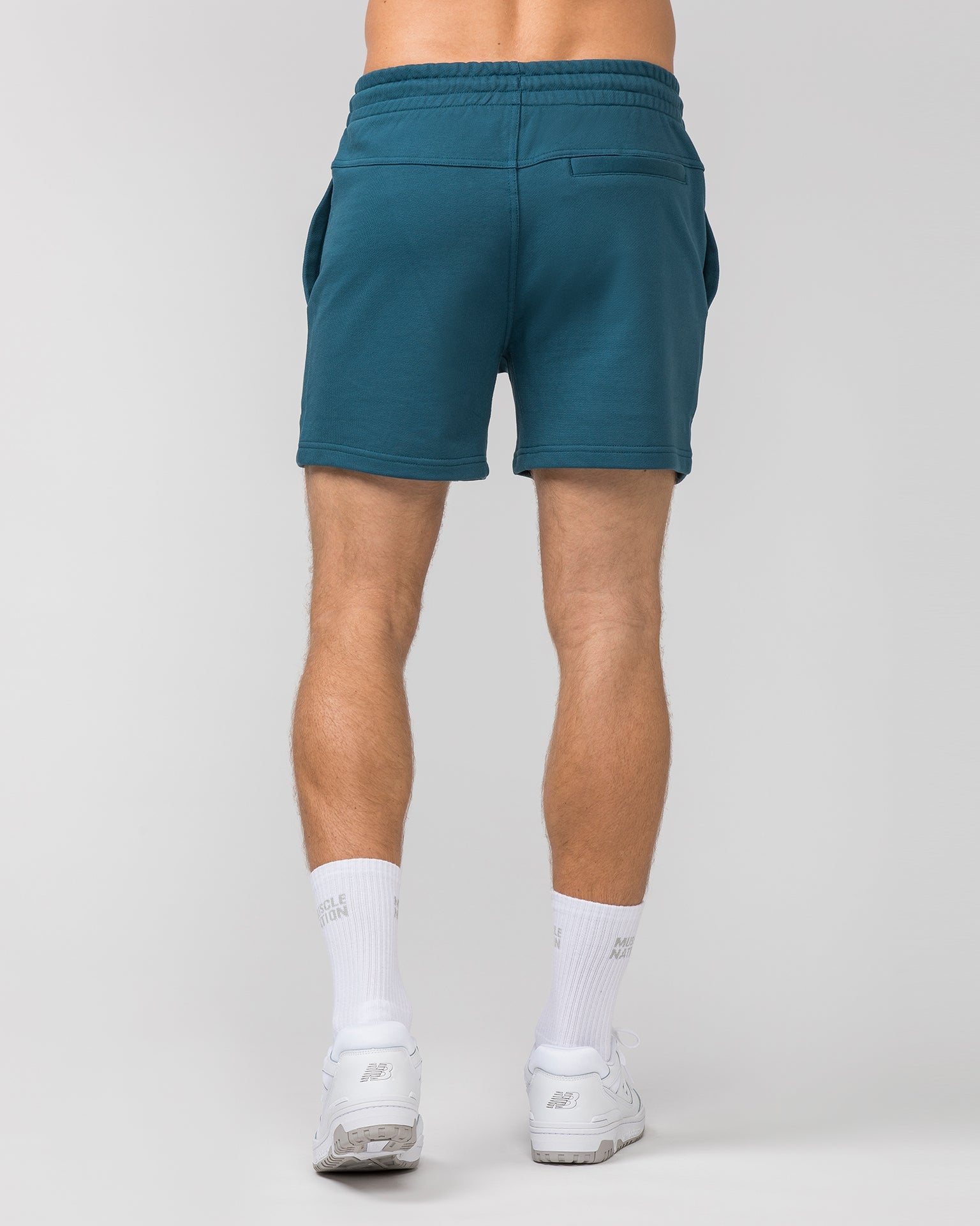 Muscle Nation Shorts Sweat 5'' Shorts - Tidal Teal