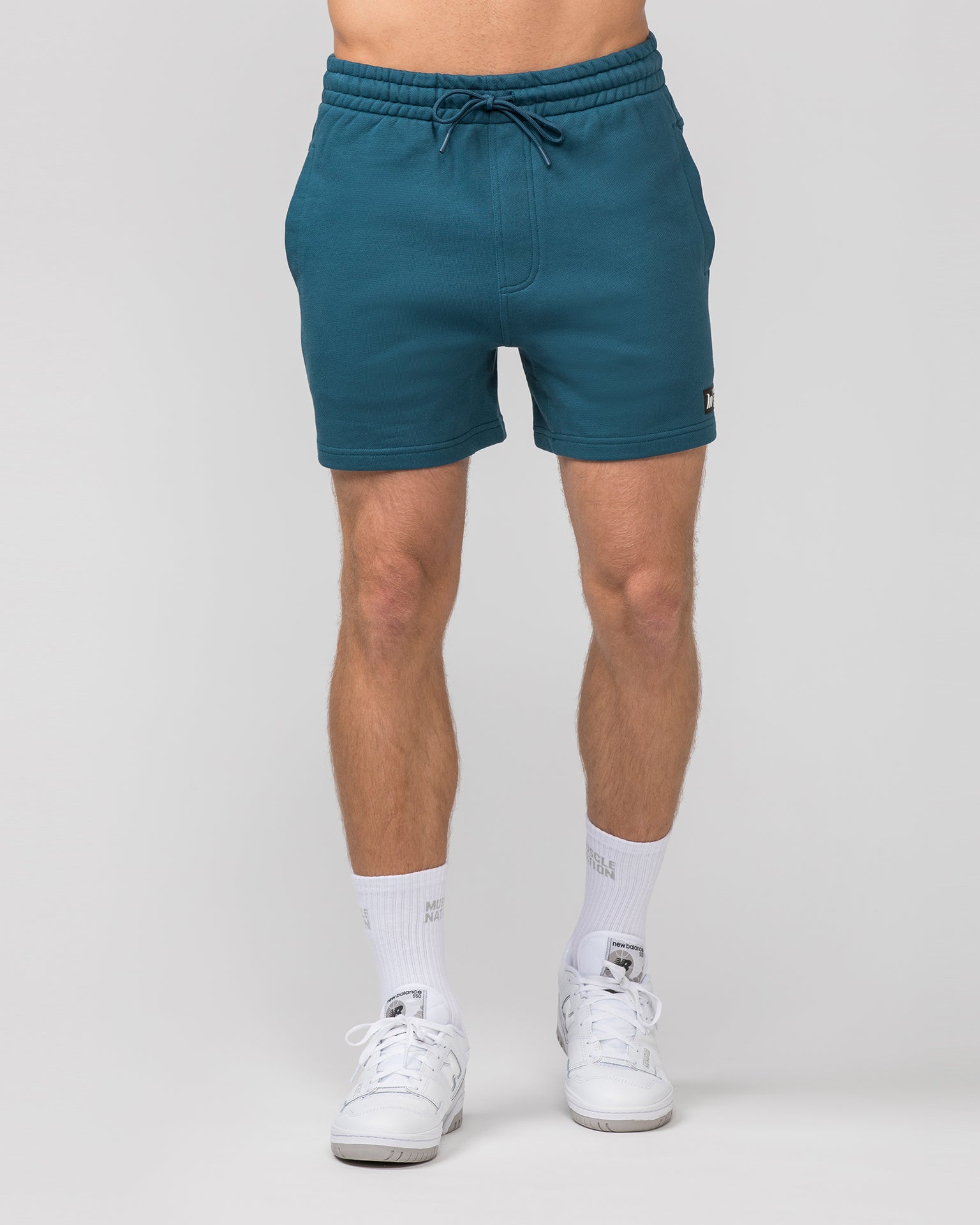 Muscle Nation Shorts Sweat 5'' Shorts - Tidal Teal