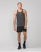 Muscle Nation Singlet Infinite Y Back Singlet - Washed Black