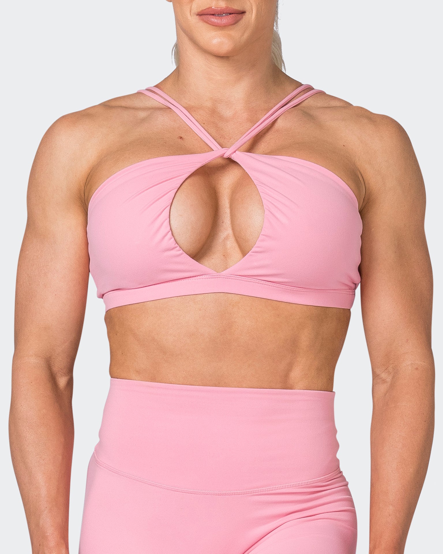 Muscle Nation Pulse Bralette Strawberry Pink
