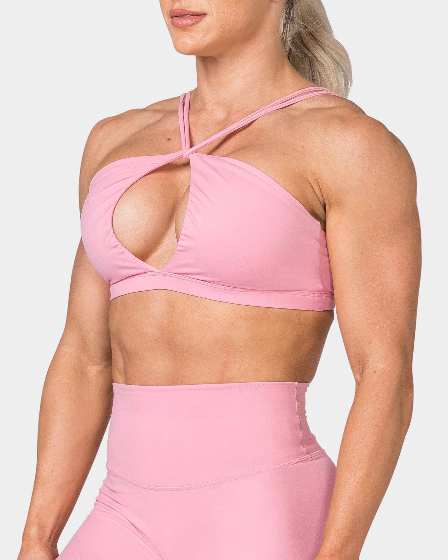 Muscle Nation Pulse Bralette Strawberry Pink