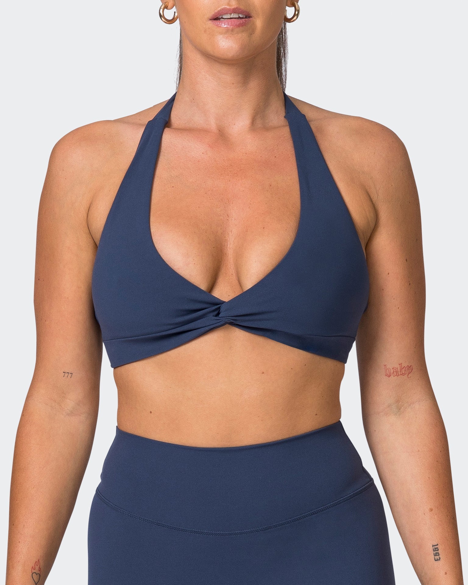 Muscle Nation Sports Bras Hype Halter Bralette - Spellbound