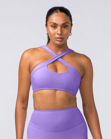 Muscle Nation Sports Bras Luxe Bralette - Orchid