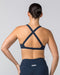 Muscle Nation Sports Bras Scrunch Bralette - Navy