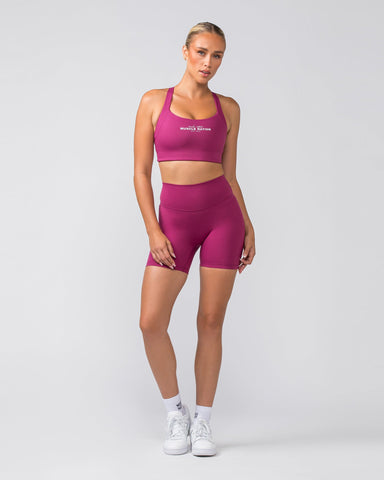 SQUATPROOF CAMO SEAMLESS - Medium support sports bra - pink 